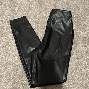 NWT H&M faux leather leggings